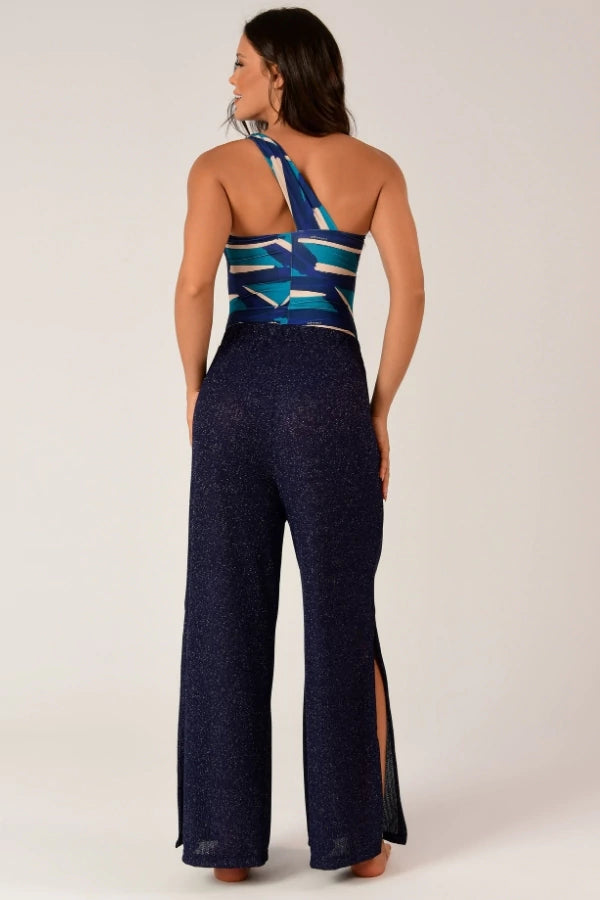 CALÇA PANTALONA DE TRICÔ